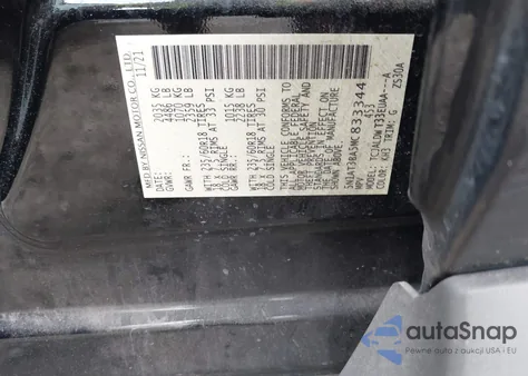 2021 Nissan Rogue Sv Fwd z USA, uszkodzony, nr VIN 5N1AT3BA5MC833344